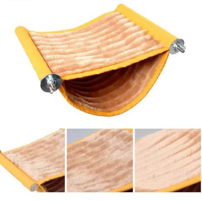 Hamac suspendu pour animaux de compagnie, lit nid chaud, maison pour perroquets, Cage à oiseaux amovible et lavable, perchoir pour Hamster Lovebird - Animaleriex