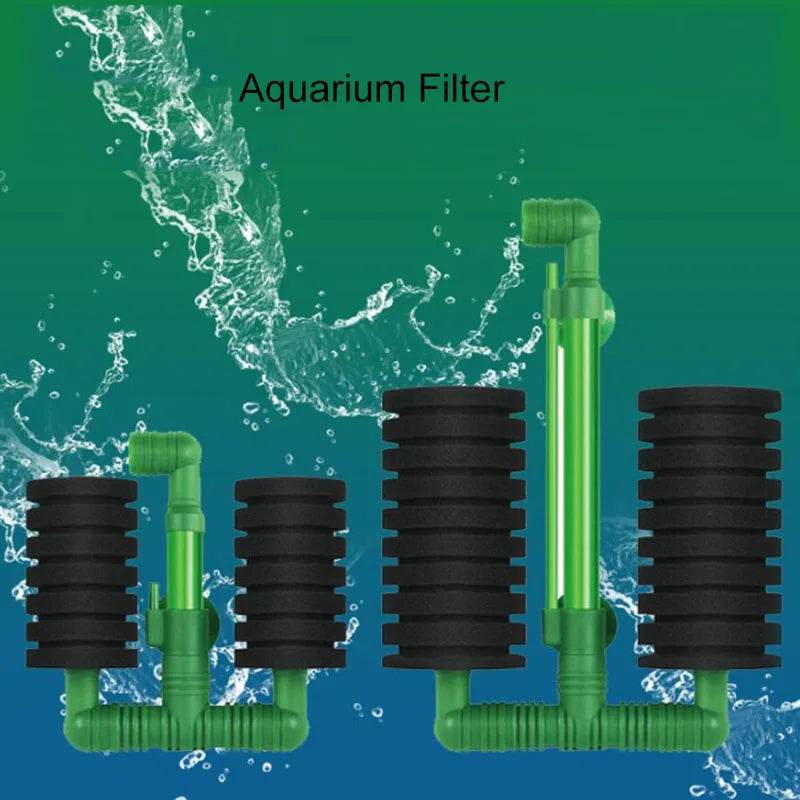Filtre d'aquarium pour Aquarium réservoir de poissons pompe à Air écumeur filtre éponge biochimique Aquarium Bio filtre Filtro Aquario pratique - Animaleriex