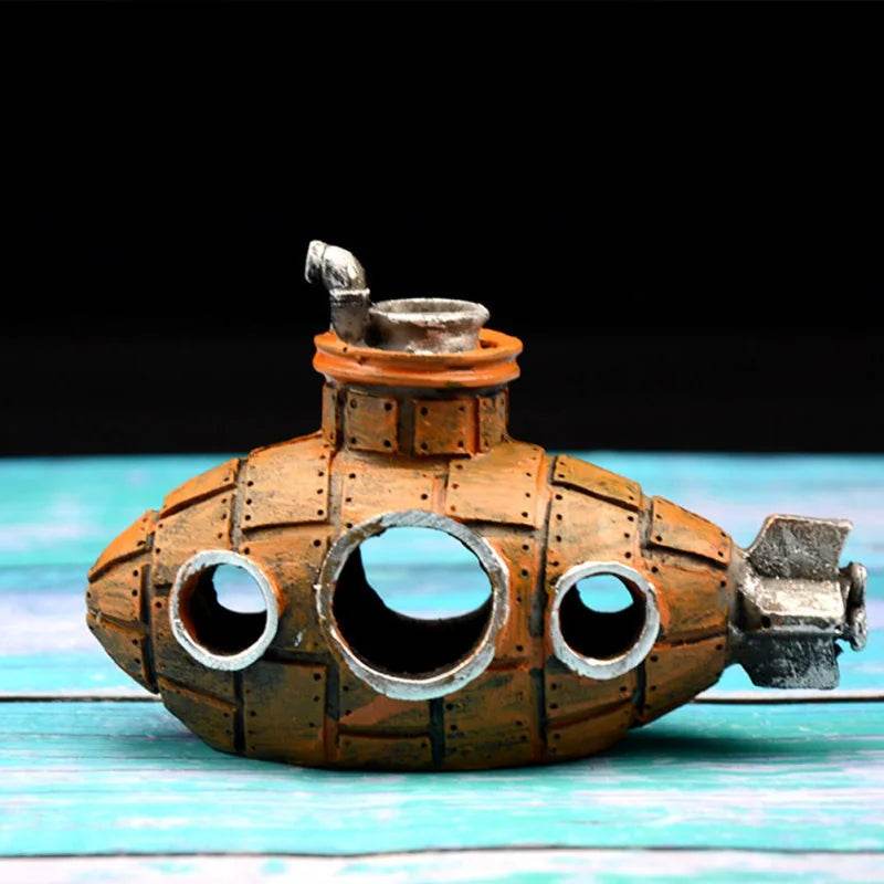 Ornements sous-marins en résine, abri pour poissons et crevettes, accessoires d'aménagement paysager pour Aquarium, décorations pour Aquarium - Animaleriex