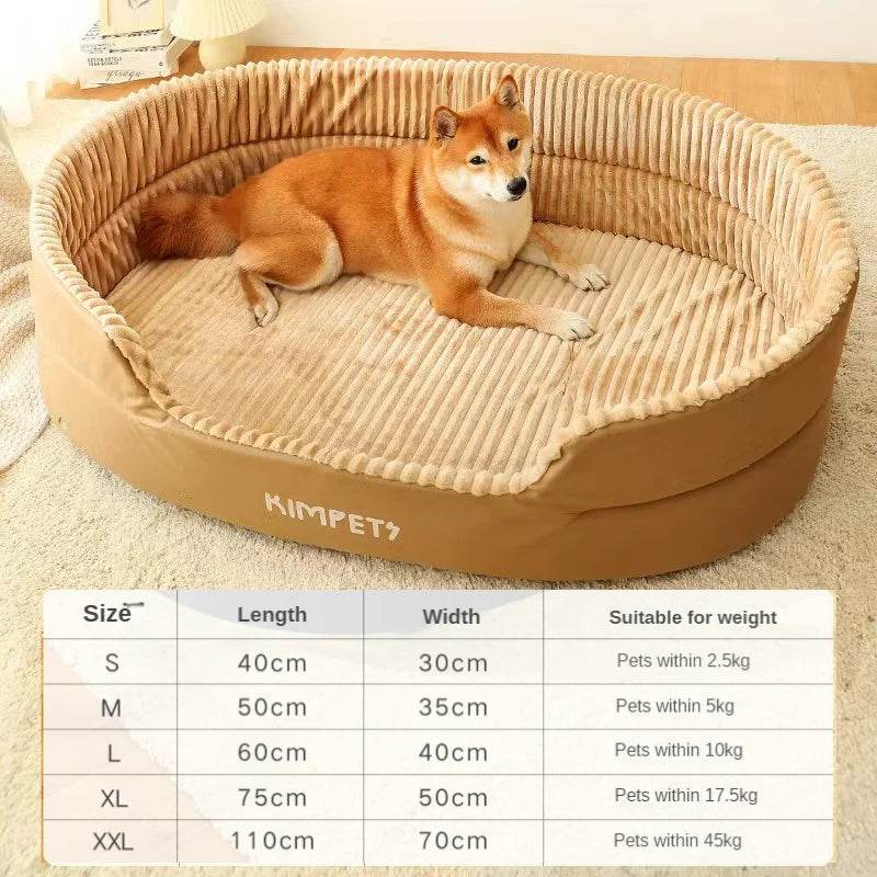 Lit pour chien chat chenil pour chien moyen canapé-lit coussin pour animal de compagnie apaisant lit pour chien maison fournitures pour animaux de compagnie accessoires quatre saisons universel - Animaleriex