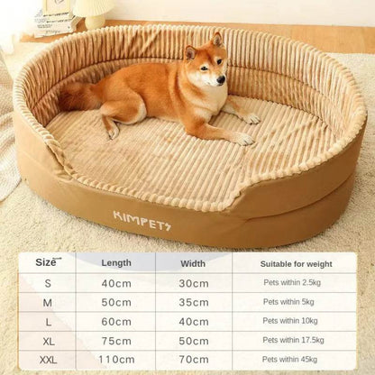Lit pour chien chat chenil pour chien moyen canapé-lit coussin pour animal de compagnie apaisant lit pour chien maison fournitures pour animaux de compagnie accessoires quatre saisons universel - Animaleriex