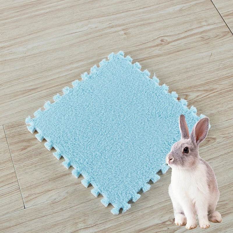 Coussin chauffant pour animaux de compagnie, 30x30cm, 10 pièces, en mousse EVA, cochon d'inde, Hamster, tapis de couchage doux, lapin, couverture, lit, accessoires pour animaux de compagnie - Animaleriex