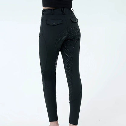 Pantalon d'équitation pour femmes, culotte à siège complet, collant d'école équestre, tenue de ville, équipement de chevalier, vêtements - Animaleriex