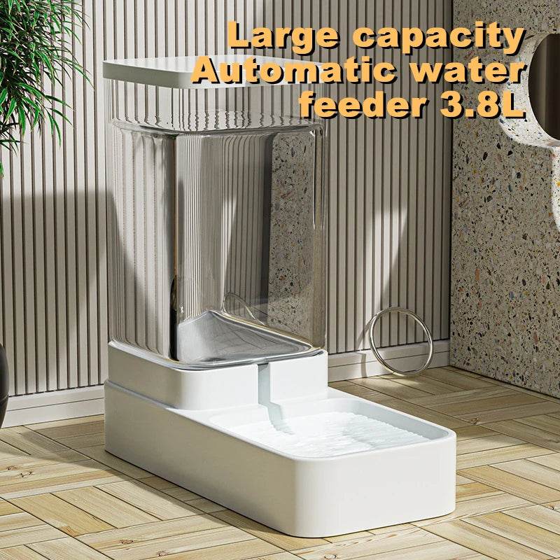 Mangeoire pour chien Distributeur d'eau pour chat Mangeoire automatique pour chat et distributeur d'eau pour chat Mangeoire pour chat par gravité Distributeur de stockage de nourriture Conteneur - Animaleriex