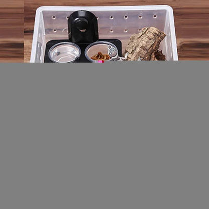 Réservoir d'alimentation en eau pour reptiles, 1 pièce, réservoir d'insectes, d'araignées, de fourmis, de serpent, Gecko, bol d'alimentation en eau, boîte d'alimentation d'élevage, fournitures pour animaux de compagnie - Animaleriex