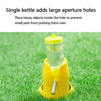Distributeur d'eau pour Hamster, distributeur automatique pour petits animaux, bouteille d'eau potable, bols, plat avec récipient de nourriture pour cochon d'inde, Rat - Animaleriex