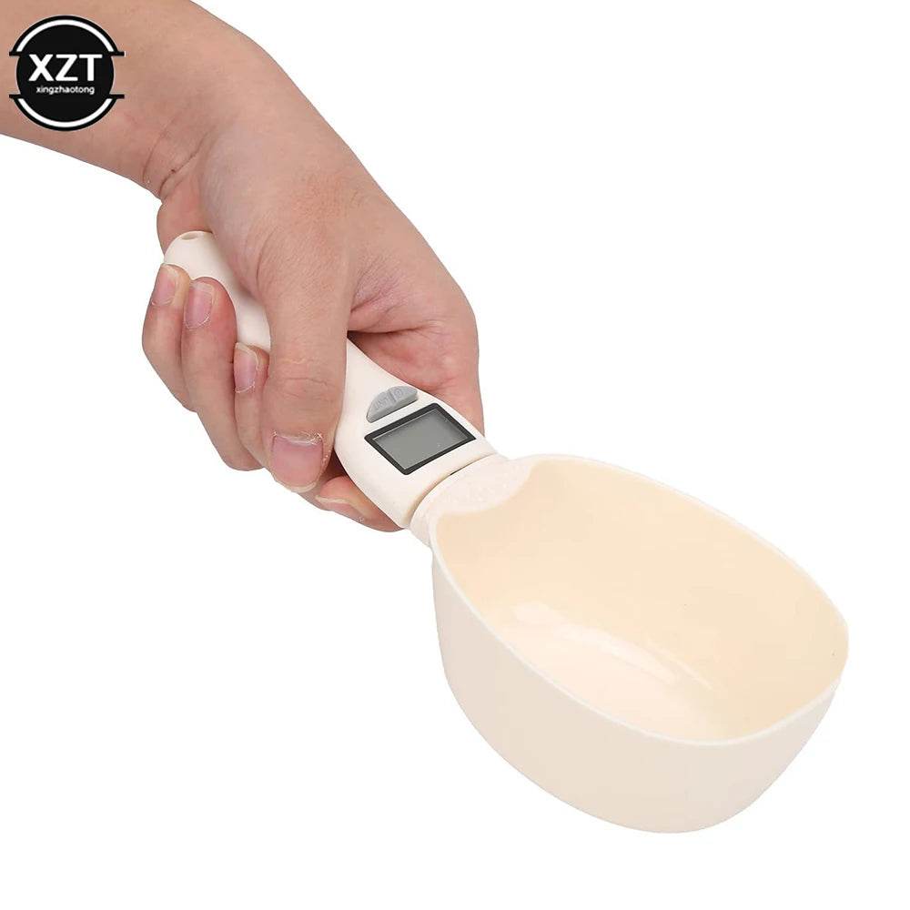 Balance alimentaire pour animaux de compagnie LCD, outil de pesage de précision électronique, cuillère à mesurer l'alimentation des chiens et des chats, balance de cuisine à affichage numérique - Animaleriex