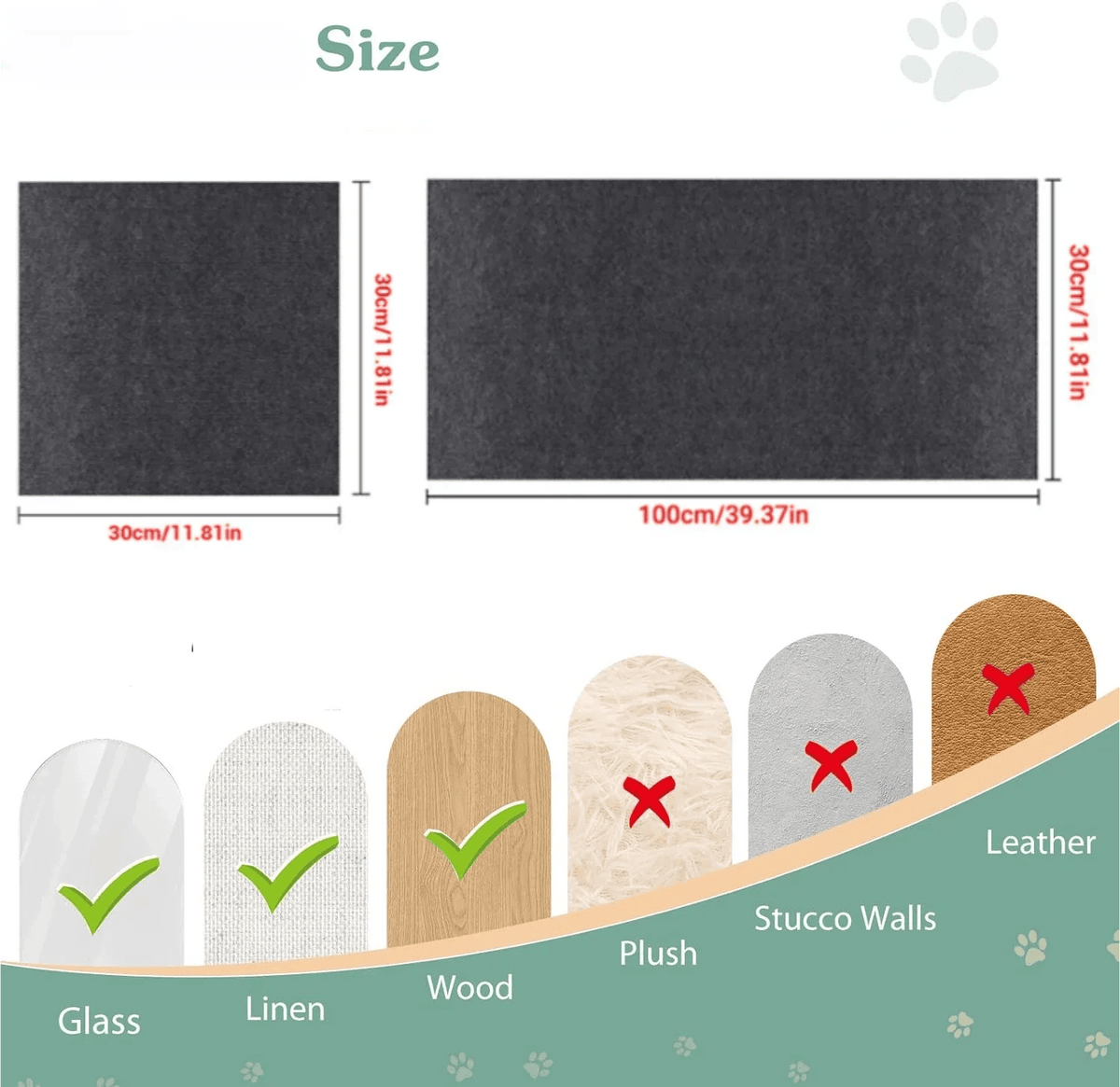 Tapis à gratter auto-adhésif pour chat, tapis à découper, poste à gratter pour chat, Protection anti-rayures pour meubles de canapé - Animaleriex