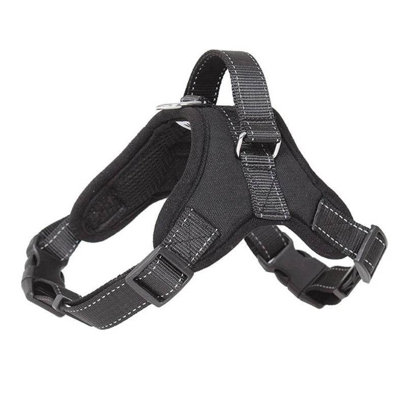 Harnais de selle réfléchissant pour chien, réglable, pour animaux de compagnie, sans traction, entraînement à la marche, pour petits, moyens et grands chiens, sangle de poitrine, produit - Animaleriex