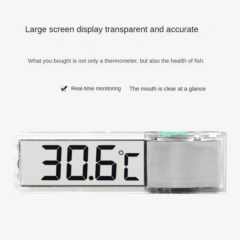 Thermomètre électronique LCD numérique pour Aquarium, mesure de la température du réservoir de poisson, accessoires d'aquarium - Animaleriex
