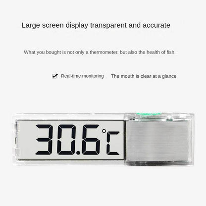 Thermomètre électronique LCD numérique pour Aquarium, mesure de la température du réservoir de poisson, accessoires d'aquarium - Animaleriex