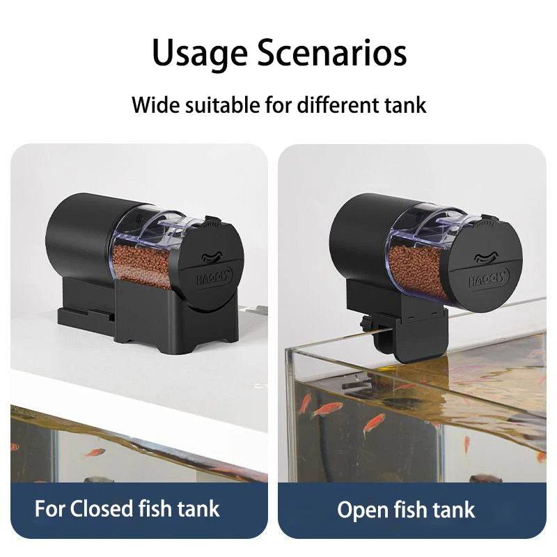 Mangeoire automatique pour Aquarium, synchronisation intelligente, 100Ml, mangeoire automatique pour poissons rouges, grande capacité - Animaleriex