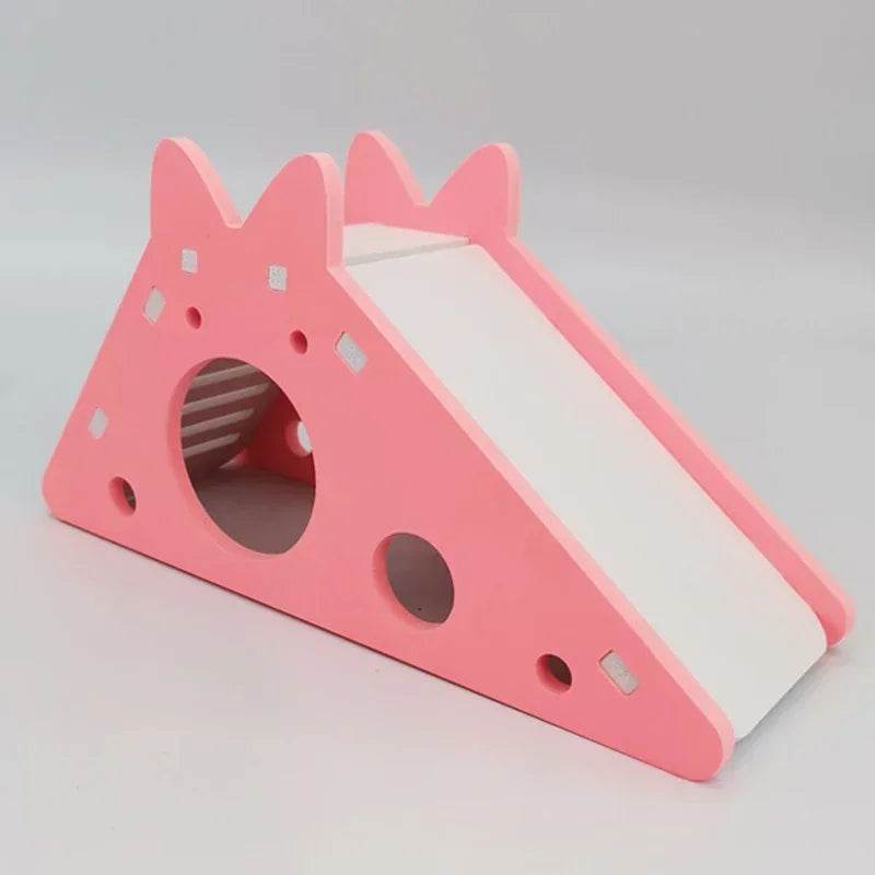 Jouet coulissant amusant pour Hamster, cochon d'inde, jouets coulissants assemblés, Chinchillas, Cage de maison pour Hamster, accessoires respirants pour Hamster - Animaleriex