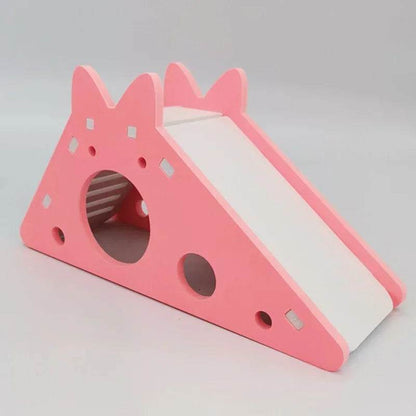 Jouet coulissant amusant pour Hamster, cochon d'inde, jouets coulissants assemblés, Chinchillas, Cage de maison pour Hamster, accessoires respirants pour Hamster - Animaleriex