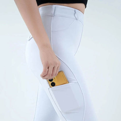 Pantalon d'équitation pour femmes, culotte à siège complet, collant d'école équestre, tenue de ville, équipement de chevalier, vêtements - Animaleriex