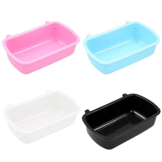 Petit bol distributeur de nourriture pour animaux de compagnie, Cage à Hamster, bol suspendu, dispositif de consommation d'eau, tasse d'alimentation pour oiseaux, écureuils et lapins - Animaleriex
