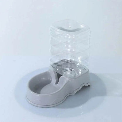 Fontaine d'eau en matériau PP 3,8 l, bol à boisson, mangeoire automatique pour animal de compagnie, grand distributeur de nourriture pour chat et chien - Animaleriex