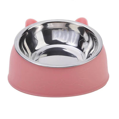 Bol pour chien et chat de 100ML, surélevé à 15 degrés, Base antidérapante pour chiot, nourriture pour chat, distributeur d'eau potable, protection inclinable du cou, accessoires pour animaux de compagnie - Animaleriex