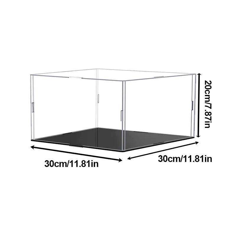 Présentoir en acrylique transparent, anti-poussière, jouet, voiture, camions, fourgonnettes, boîte de modèle, Collection, rangement, comptoir, boîte d'exposition - Animaleriex