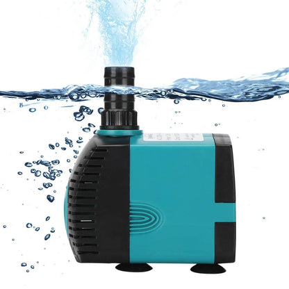 Pompe de fontaine d'eau Submersible Ultra silencieuse 3-60W, filtre pour étang à poissons, pompe à eau d'aquarium, fontaine de réservoir EU US 220V-240V - Animaleriex