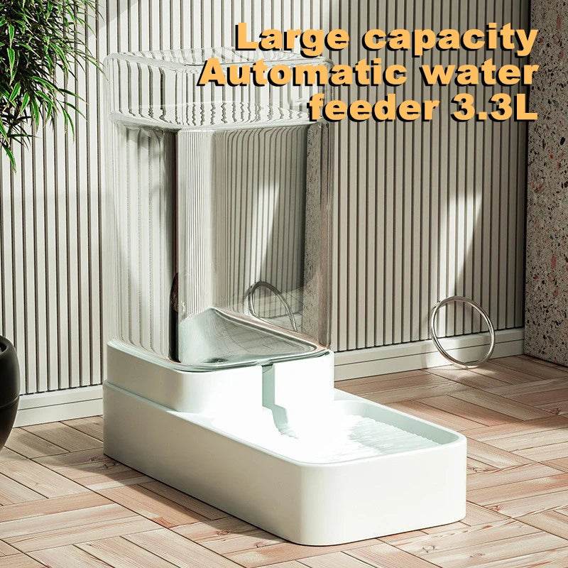 Mangeoire pour chien Distributeur d'eau pour chat Mangeoire automatique pour chat et distributeur d'eau pour chat Mangeoire pour chat par gravité Distributeur de stockage de nourriture Conteneur - Animaleriex