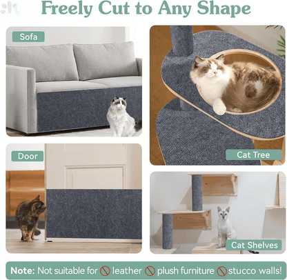 Tapis à gratter auto-adhésif pour chat, tapis à découper, poste à gratter pour chat, Protection anti-rayures pour meubles de canapé - Animaleriex