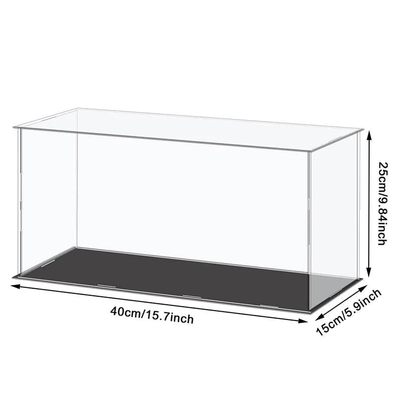 Présentoir en acrylique transparent, anti-poussière, jouet, voiture, camions, fourgonnettes, boîte de modèle, Collection, rangement, comptoir, boîte d'exposition - Animaleriex