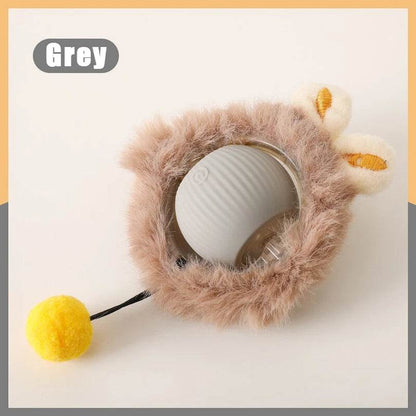 Jouets interactifs pour chat, balle à roulement rapide dans une pochette, jouet pour chaton, cache-cache, activé par le mouvement, pour l'intérieur - Animaleriex