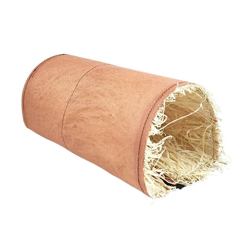 Cages à lapin tissées pliables pour animaux de compagnie, Hamster, cochon d'inde, lapin, herbe, jouet à mâcher, tapis, nid de lit de maison pour petits animaux, accessoires pour lapins - Animaleriex