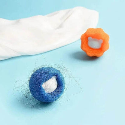 Boule réutilisable pour épilateur de poils d'animaux, Machine à laver, filtre, autocollant en laine, épilateur de poils de chat, attrape-peluches pour la maison - Animaleriex