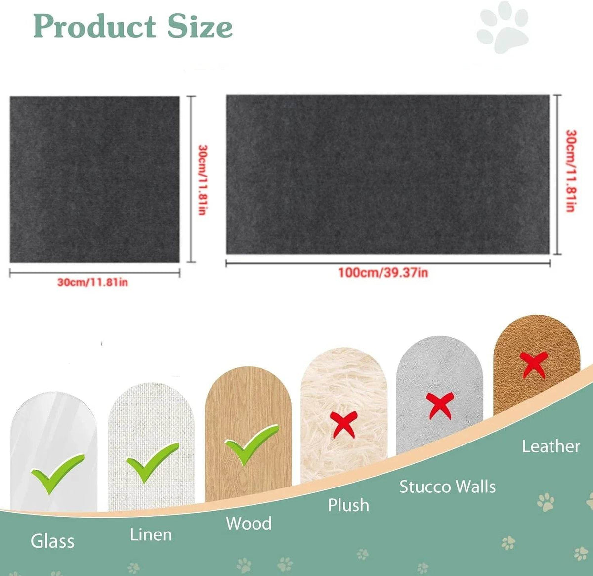 Tapis à gratter auto-adhésif pour chat, tapis à découper, poste à gratter pour chat, Protection anti-rayures pour meubles de canapé - Animaleriex
