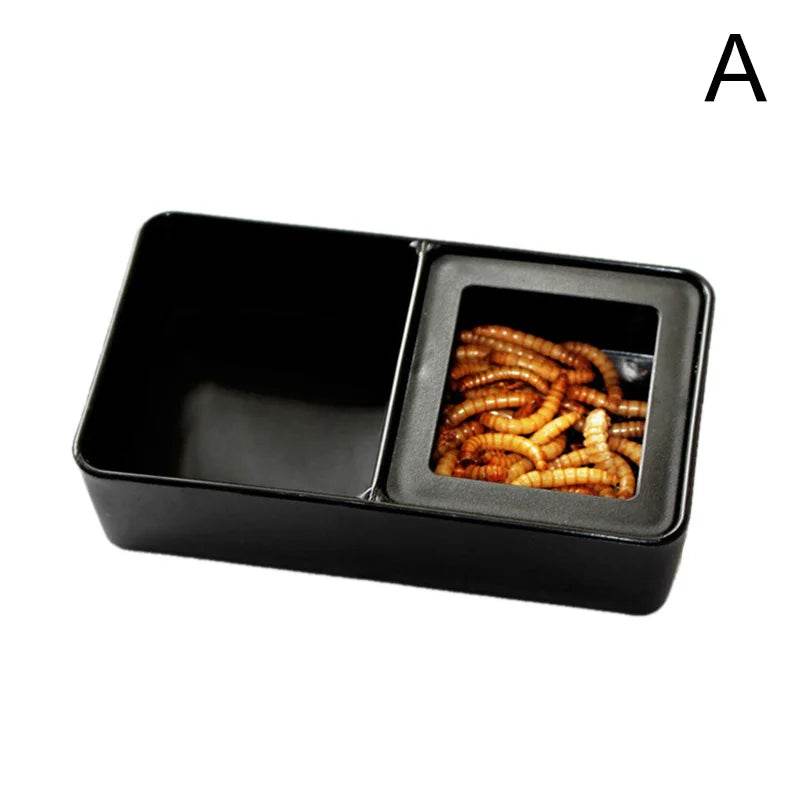 Bol d'alimentation en plastique pour reptiles, Double grille Anti-fuite, bassin d'alimentation en eau, araignée, lézard, insectes, tortue, fournitures d'élevage - Animaleriex