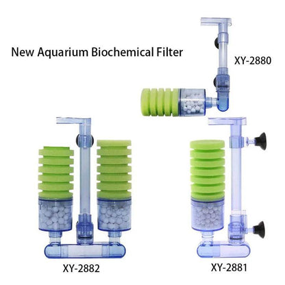 Filtre d'aquarium pour Aquarium réservoir de poissons pompe à Air écumeur filtre éponge biochimique Aquarium Bio filtre Filtro Aquario pratique - Animaleriex