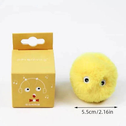 Jouets intelligents en peluche pour chat, jouet électrique d'entraînement à l'herbe à chat, chaton tactile, produit pour animaux de compagnie, balle à couinement - Animaleriex