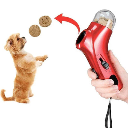 Jouets d'entraînement interactifs pour chiens, lance-friandises pour animaux de compagnie, catapulte, jouets de plage d'extérieur, lanceur de friandises pour chiens et chats, distributeur de friandises - Animaleriex