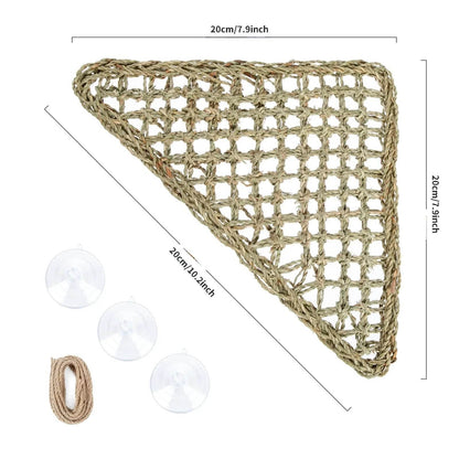 Hamac Dragon barbu pour reptiles, chaise longue pour caméléon, lézards, Gecko, serpents, Lguana, coussin d'herbe, balançoire pour animal de compagnie - Animaleriex