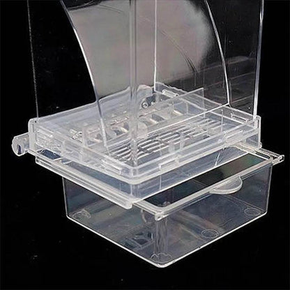 Mangeoires automatiques pour oiseaux, sans gâchis, pour perroquets, conteneur de nourriture en acrylique, accessoires de Cage pour petites et moyennes perruches - Animaleriex