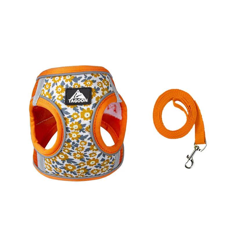 Harnais et laisse en maille de Nylon pour chat, respirant, pour chaton, petit chien, chiot, bouledogue français, Chihuahua, carlin - Animaleriex