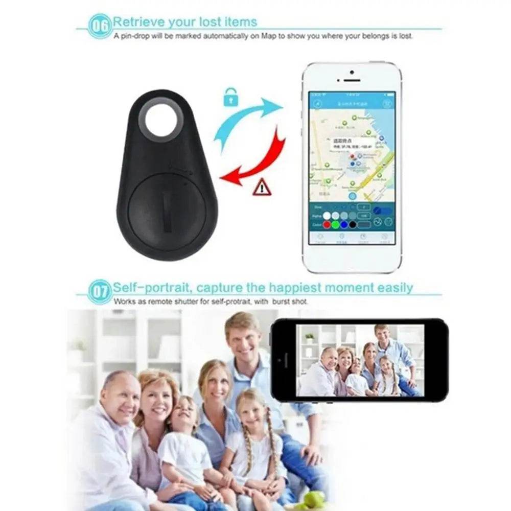 Traceur GPS Portable, GPS, Bluetooth 5.0, clé Mobile, mode, animaux intelligents, alarme Anti-perte, portefeuille sans fil, localisateur de clé, rappel - Animaleriex