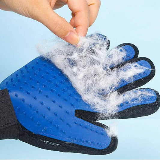 Gants en Silicone pour animaux de compagnie, épilation pour chien et chat, fournitures pour chat, peigne, brosse d'épilation, gants collants en caoutchouc - Animaleriex