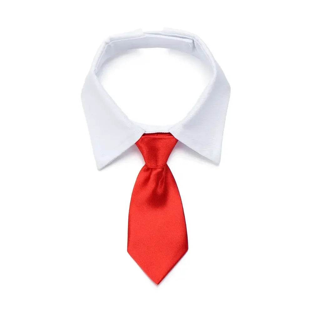 Cravate formelle pour chien et chat, nœud papillon de smoking, collier noir et rouge pour chien et chat, accessoires pour animaux de compagnie, pour mariage, vacances et cadeau de fête - Animaleriex