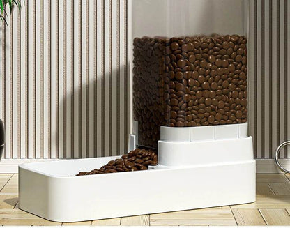 Mangeoire pour chien Distributeur d'eau pour chat Mangeoire automatique pour chat et distributeur d'eau pour chat Mangeoire pour chat par gravité Distributeur de stockage de nourriture Conteneur - Animaleriex