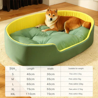 Lit pour chien chat chenil pour chien moyen canapé-lit coussin pour animal de compagnie apaisant lit pour chien maison fournitures pour animaux de compagnie accessoires quatre saisons universel - Animaleriex