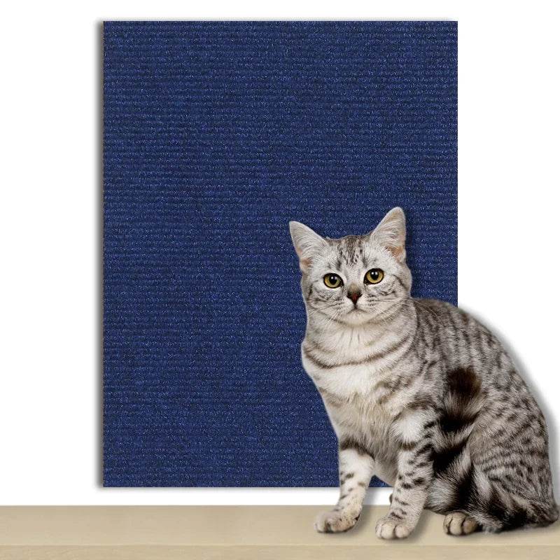 Tapis auto-adhésif pour chats, planche à gratter murale, anti-rayures pour chats, canapé, bricolage, planche à gratter pour chats, Protection des pattes, aiguisable, réglable - Animaleriex