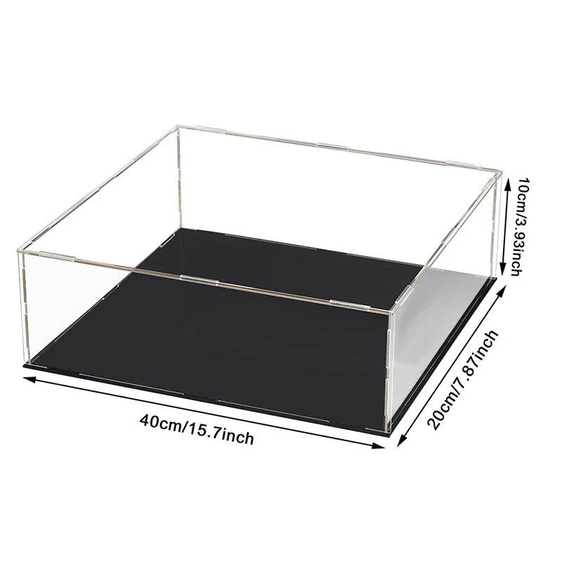 Présentoir en acrylique transparent, anti-poussière, jouet, voiture, camions, fourgonnettes, boîte de modèle, Collection, rangement, comptoir, boîte d'exposition - Animaleriex