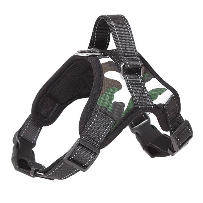 Harnais de selle réfléchissant pour chien, réglable, pour animaux de compagnie, sans traction, entraînement à la marche, pour petits, moyens et grands chiens, sangle de poitrine, produit - Animaleriex