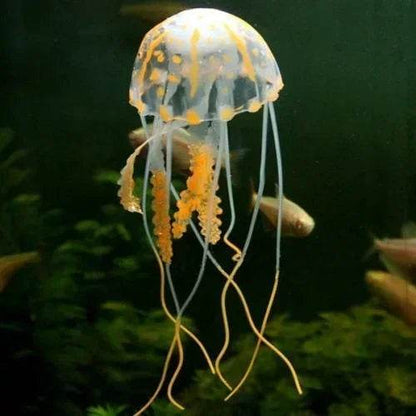 Aquarium artificiel lumineux, poisson-lion, paysage en Silicone, faux poisson flottant, lueur dans la nuit, ornement, décoration de la maison - Animaleriex