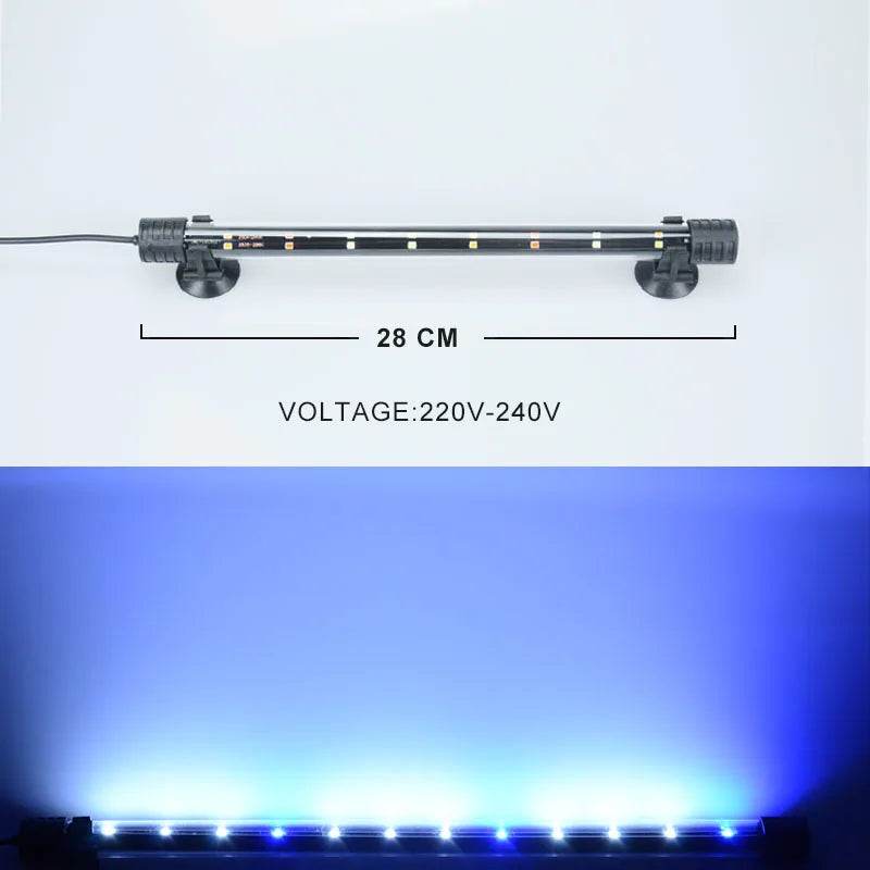 14-58CM lumière d'aquarium réservoir de poisson lampe de lumière Submersible étanche sous-marine lumières LED éclairage d'aquarium - Animaleriex