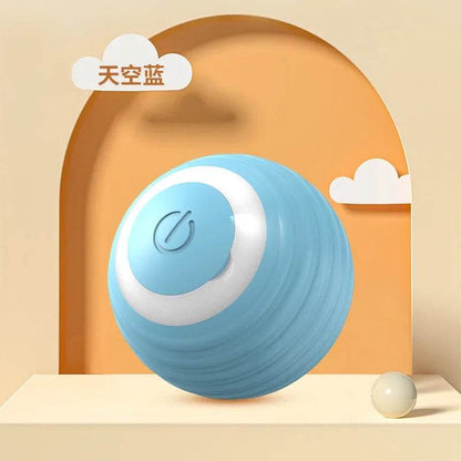 Balle Interactive pour chat, jouets intelligents pour animaux de compagnie, boule magique à roulement automatique d'intérieur, jouet interactif électronique, accessoires de jeu pour chat - Animaleriex