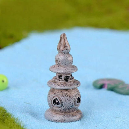 Accessoires de jardin féerique, puits d'eau de source miniatures, pont de bateau, ornement de Statue, Figurines de paysage, décor artisanal de jardin de maison - Animaleriex